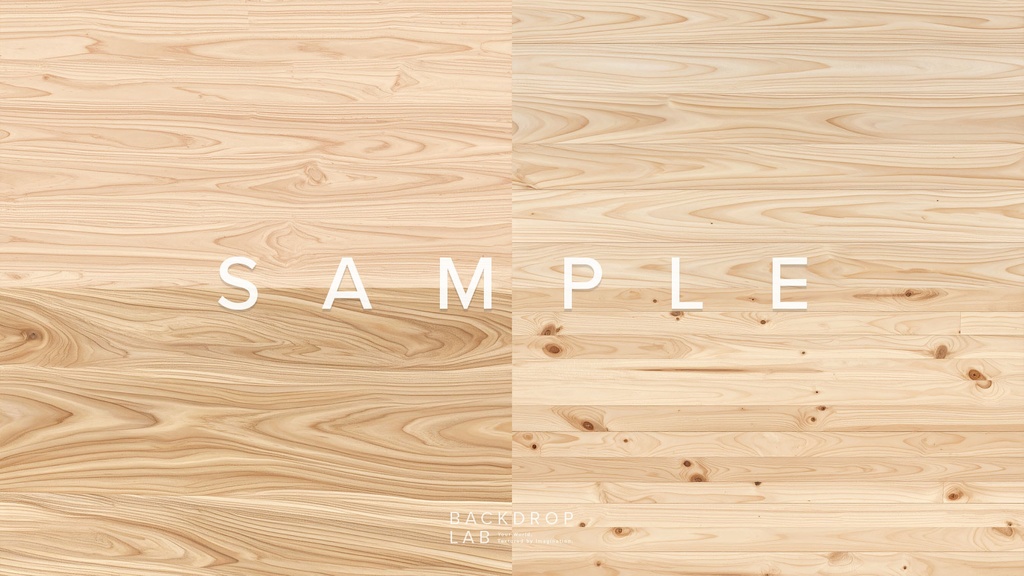 【背景セット】やさしい色調の木目テクスチャ(15枚)