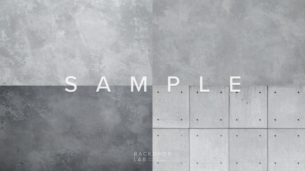 【背景セット】モダンな質感のコンクリートテクスチャ(15枚)