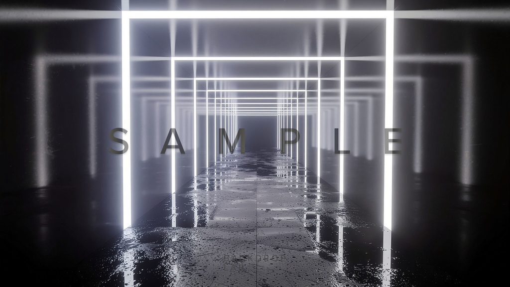 【背景セット】幻想的な光の空間(10枚)