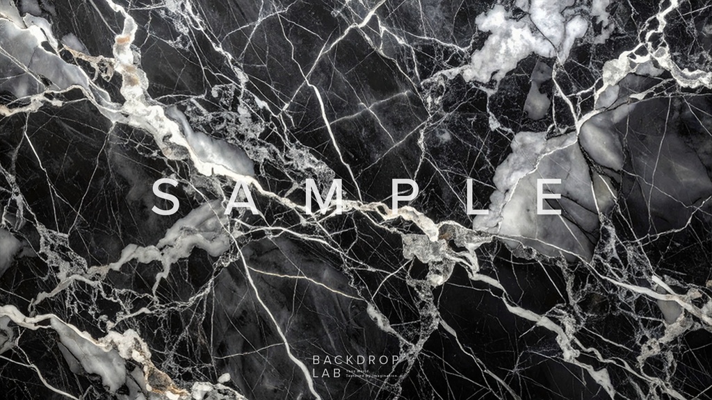 【背景セット】黒基調の大理石テクスチャ(15枚)