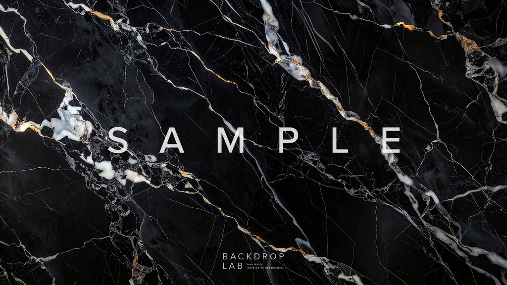 【背景セット】黒基調の大理石テクスチャ(15枚)