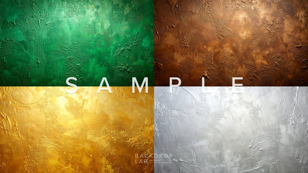 【背景セット】カラフルな塗り壁テクスチャ(15枚)