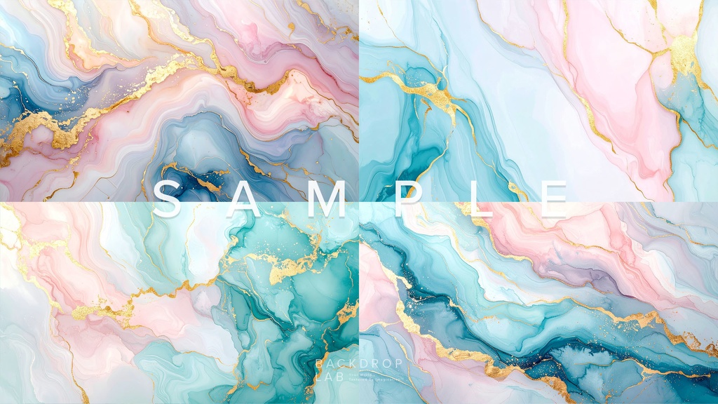 【背景セット】上品なパステルマーブルテクスチャ(15枚)