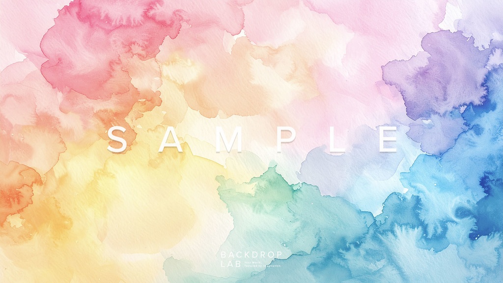 【背景】水彩テクスチャグラフィック(15枚セット)