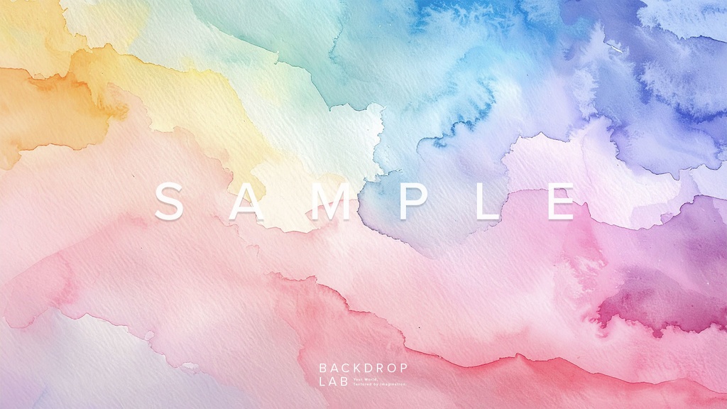 【背景】水彩テクスチャグラフィック(15枚セット)