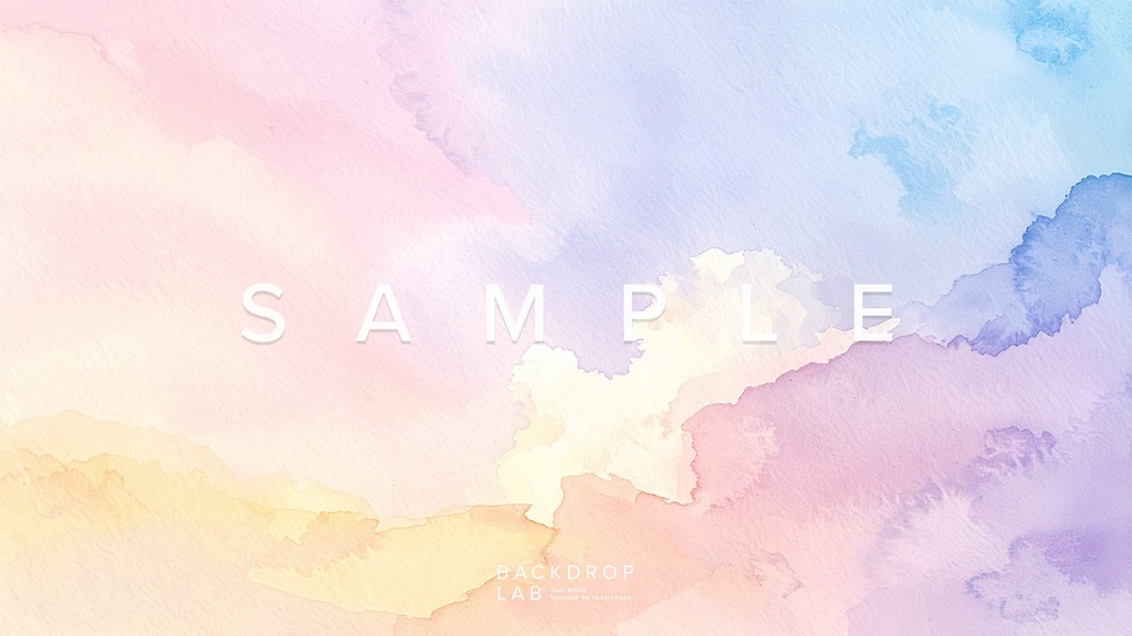 【背景】水彩テクスチャグラフィック(15枚セット)