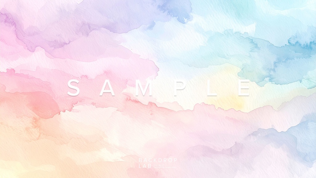 【背景】水彩テクスチャグラフィック(15枚セット)