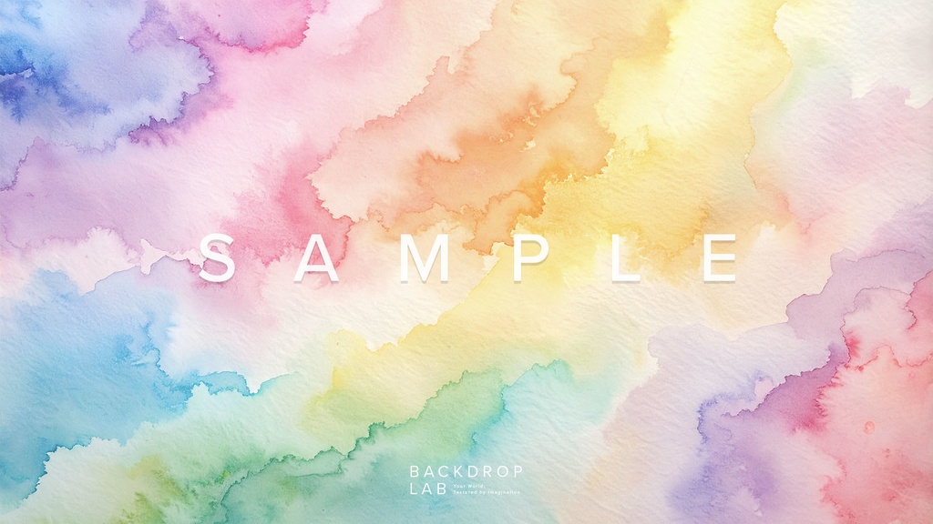 【背景】水彩テクスチャグラフィック(15枚セット)
