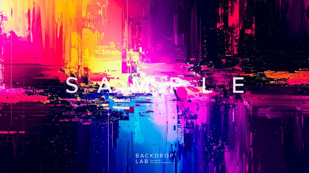 【背景】カラフルなペイントグラフィック(10枚セット)