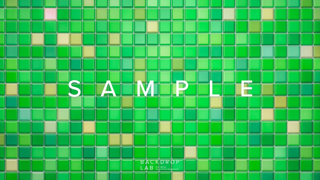 【背景】カラフルなモザイクタイルグラフィック(10枚セット)