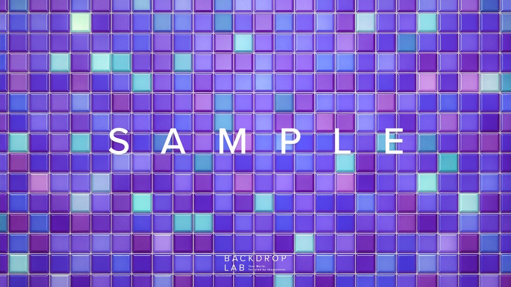 【背景】カラフルなモザイクタイルグラフィック(10枚セット)