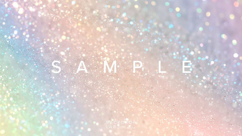 【背景セット】キラキラ光るパステルホログラム(15枚)