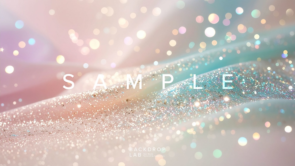 【背景セット】キラキラ光るパステルホログラム(15枚)