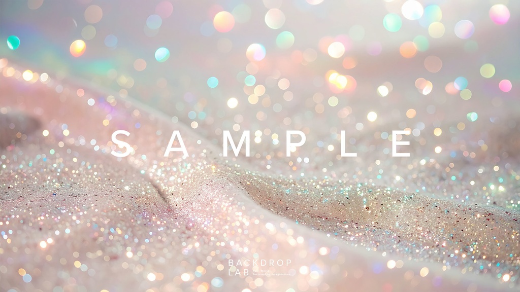 【背景セット】キラキラ光るパステルホログラム(15枚)