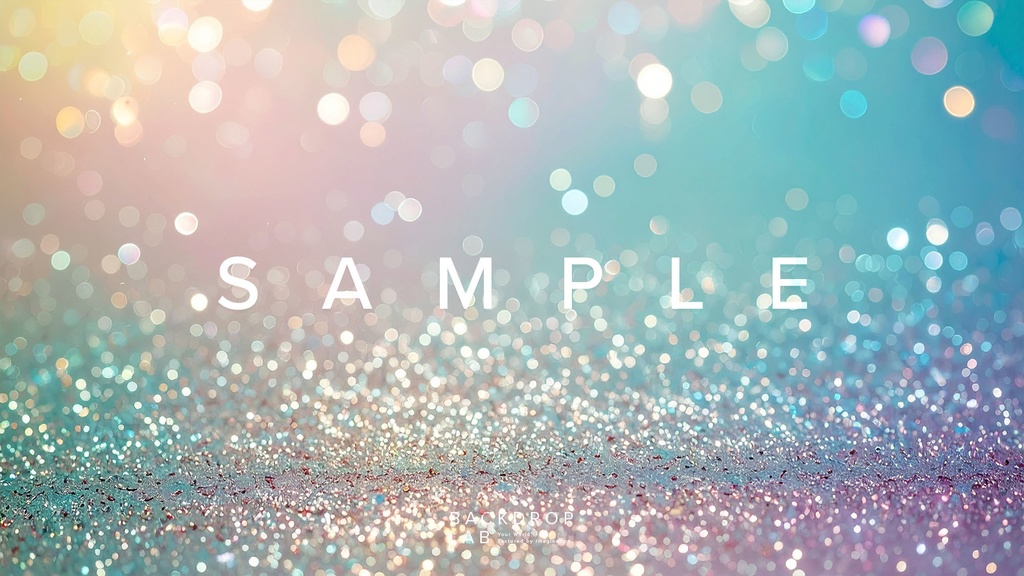 【背景セット】キラキラ光るパステルホログラム(15枚)