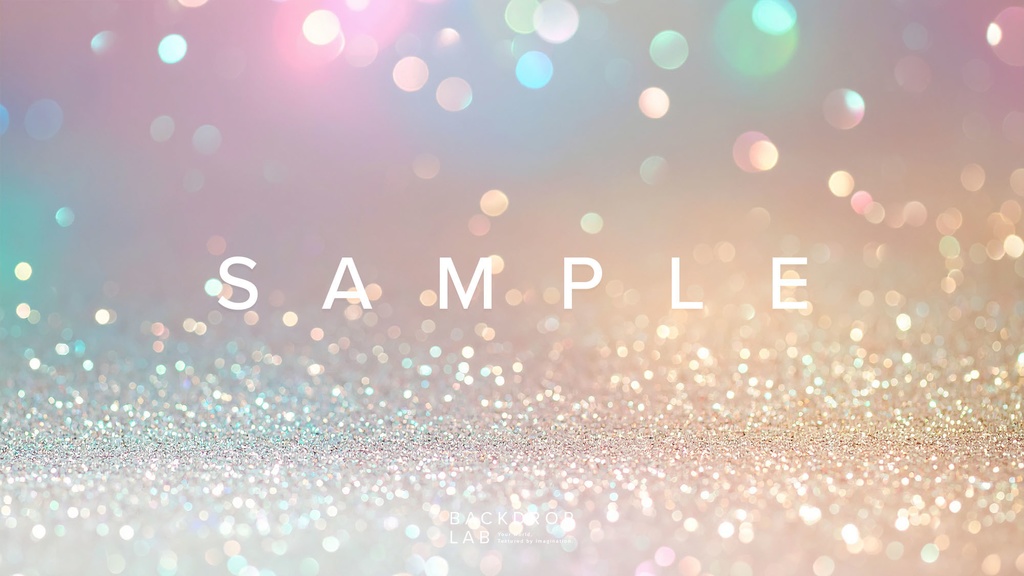 【背景セット】キラキラ光るパステルホログラム(15枚)