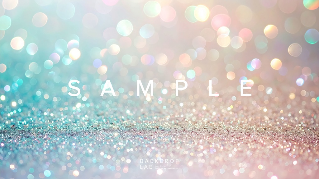 【背景セット】キラキラ光るパステルホログラム(15枚)
