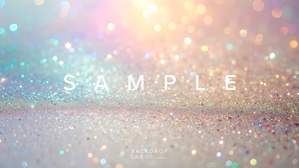 【背景セット】キラキラ光るパステルホログラム(15枚)