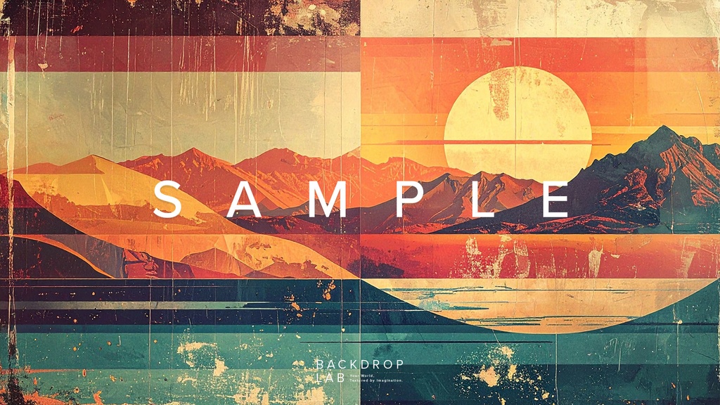 【背景セット】レトロ&ヴィンテージ グラフィック(10枚)