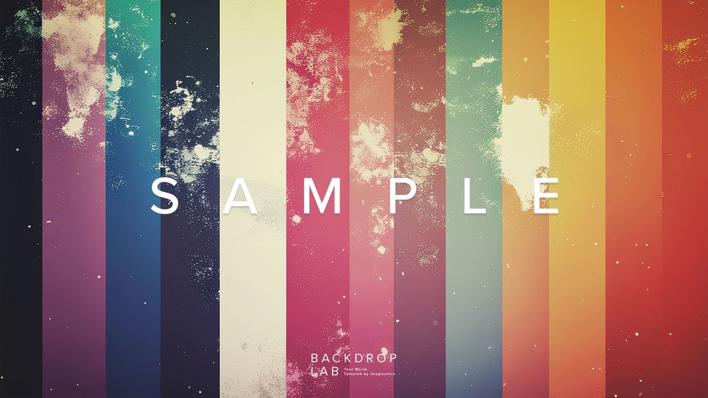 【背景】レトロストライプ グラフィック(15枚セット)