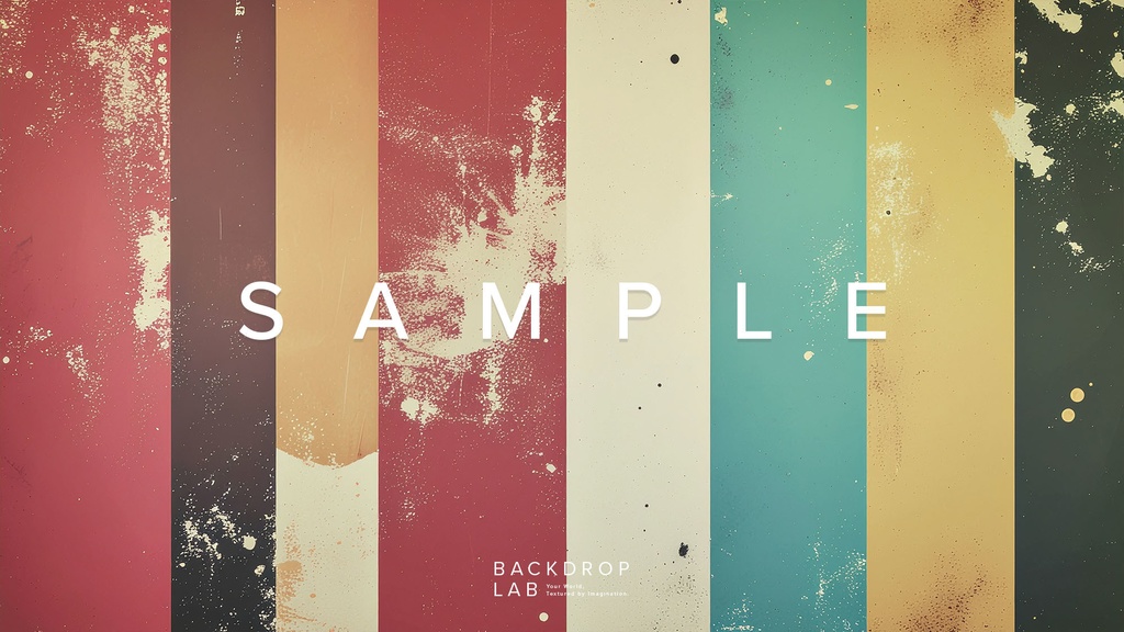 【背景】レトロストライプ グラフィック(15枚セット)