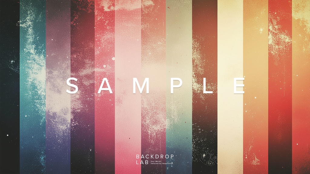 【背景】レトロストライプ グラフィック(15枚セット)