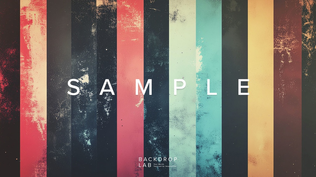 【背景】レトロストライプ グラフィック(15枚セット)