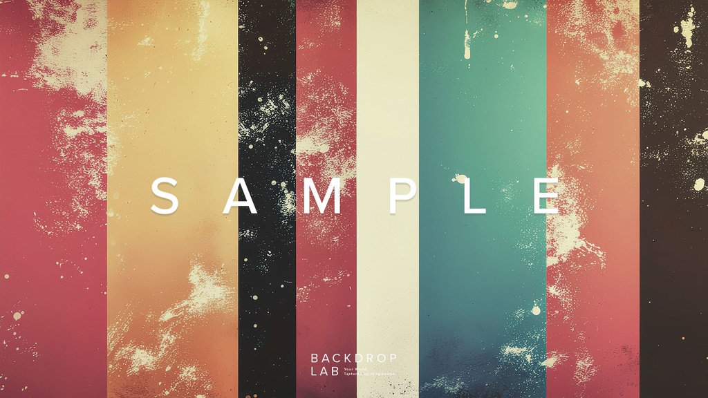 【背景】レトロストライプ グラフィック(15枚セット)