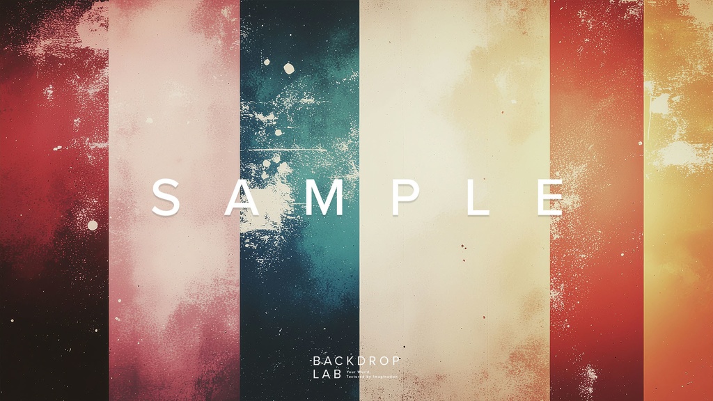 【背景】レトロストライプ グラフィック(15枚セット)