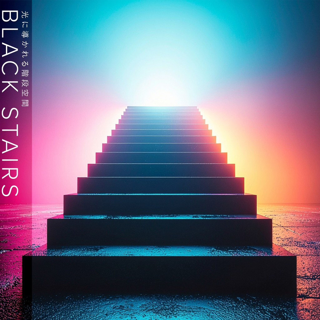 【背景】光に導かれる階段空間(10枚セット)