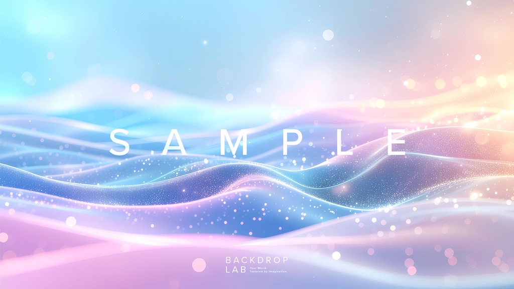 【背景セット】やさしい光とパステルのグラデーション(10枚)