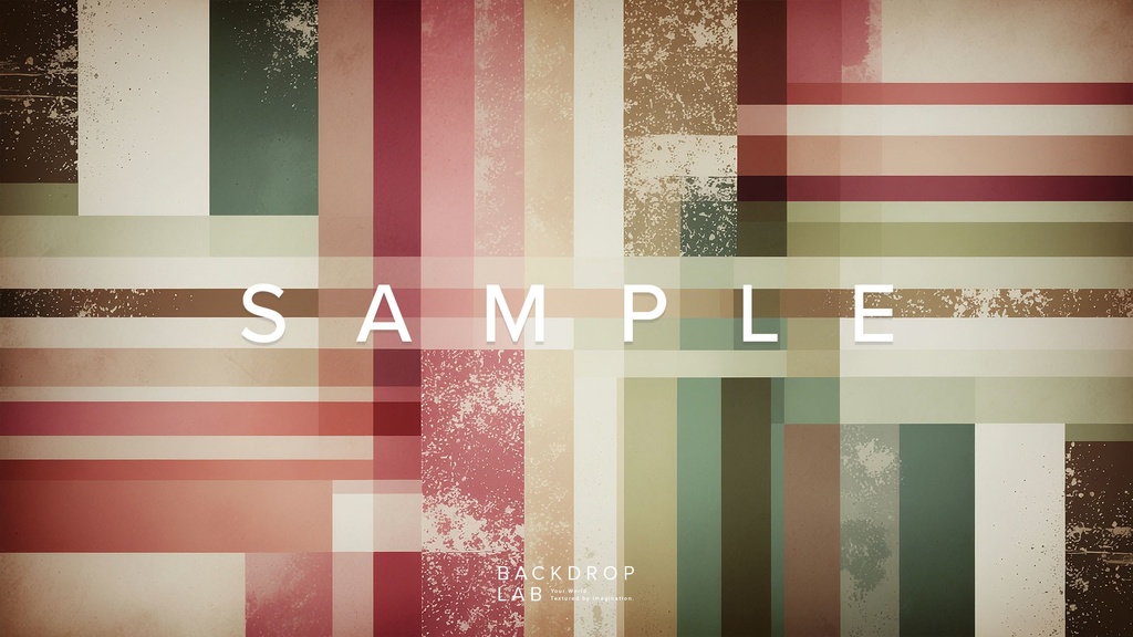 【背景】レトロなパターングラフィック(10枚セット)