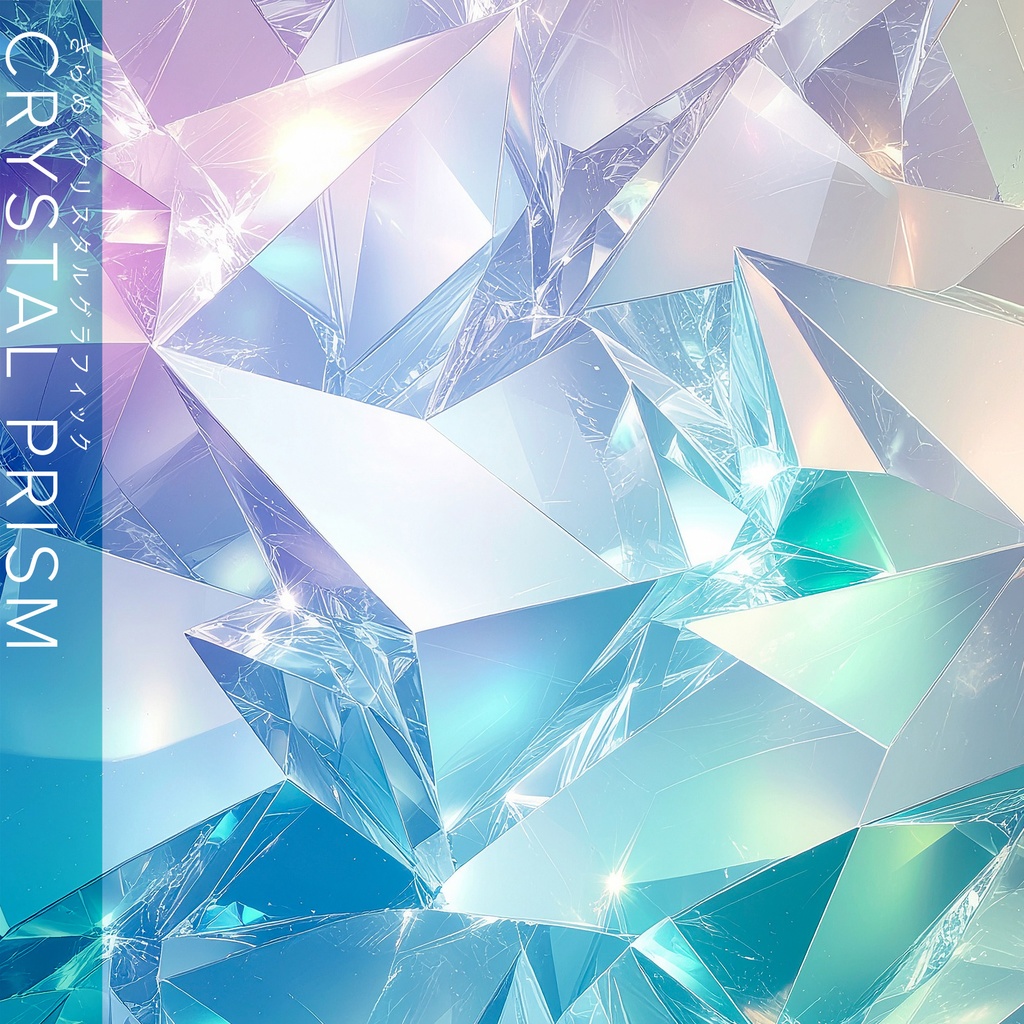 【背景セット】クリスタル・プリズムのグラフィック(10枚)