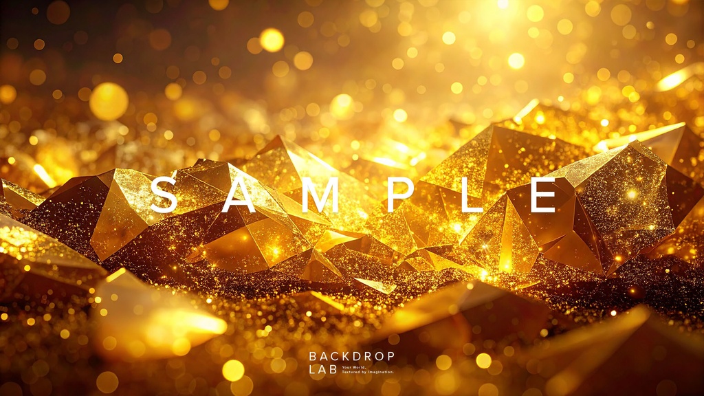 【背景セット】金色のきらめきコレクション(10枚)