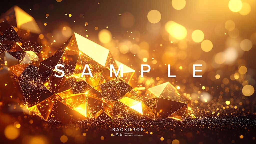 【背景セット】金色のきらめきコレクション(10枚)