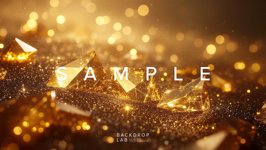 【背景セット】金色のきらめきコレクション(10枚)