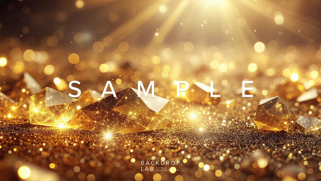 【背景セット】金色のきらめきコレクション(10枚)