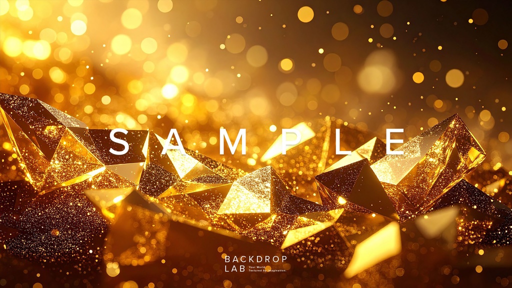 【背景セット】金色のきらめきコレクション(10枚)