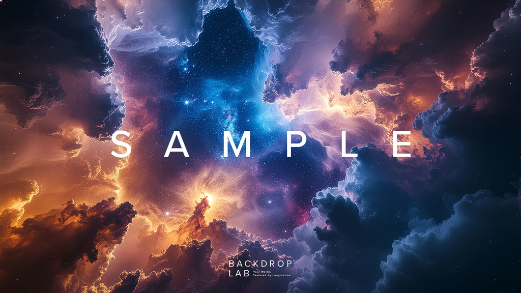 【背景セット】幻想的な宇宙・星雲背景コレクション(10枚)