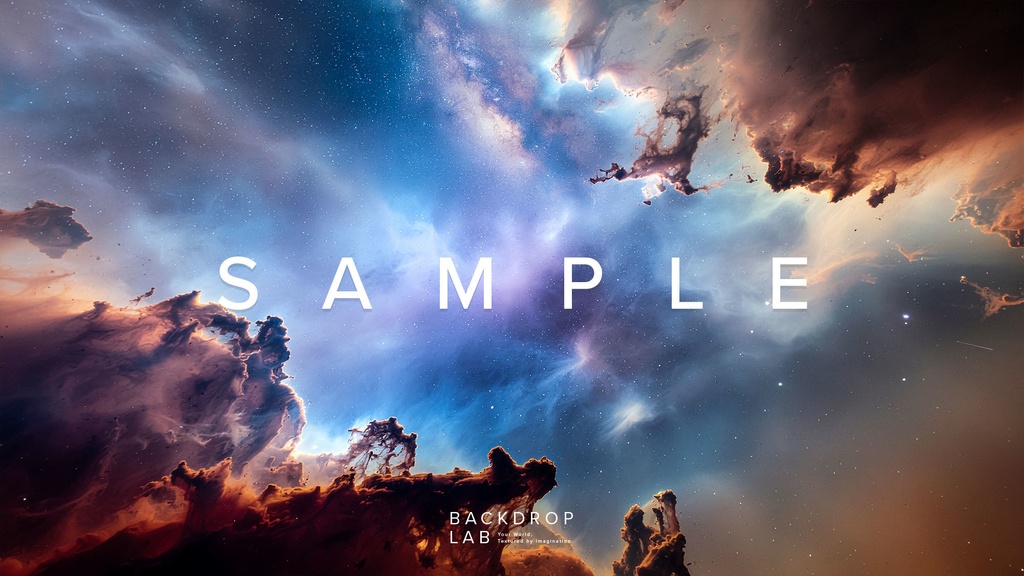 【背景セット】幻想的な宇宙・星雲背景コレクション(10枚)