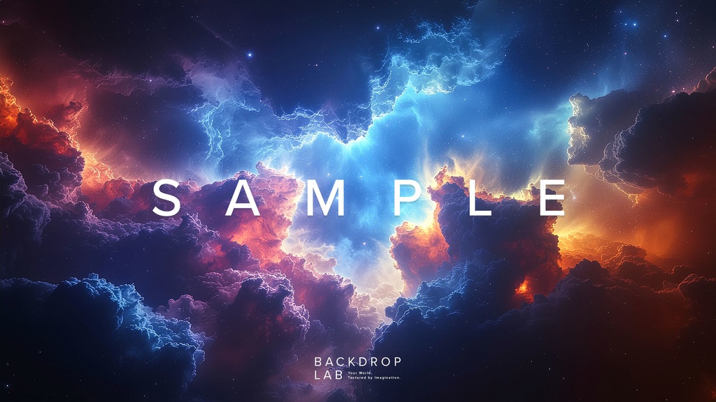 【背景セット】幻想的な宇宙・星雲背景コレクション(10枚)