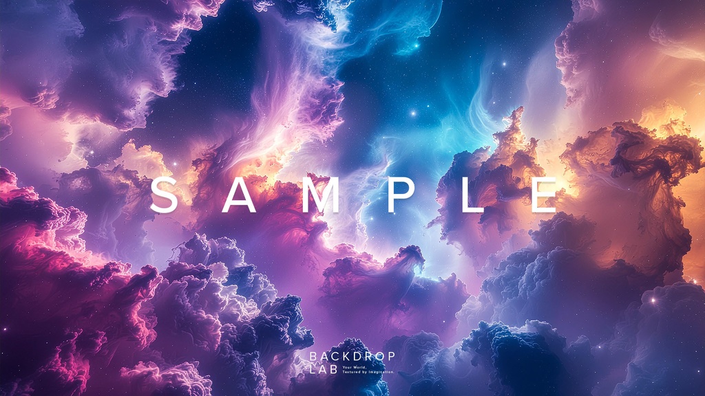【背景セット】幻想的な宇宙・星雲背景コレクション(10枚)