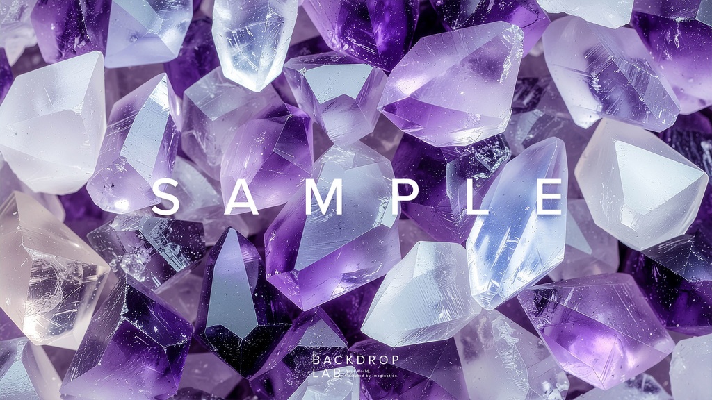 【背景セット】カラークリスタルストーン・コレクション(10枚)