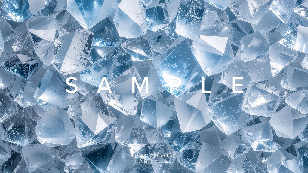 【背景セット】カラークリスタルストーン・コレクション(10枚)