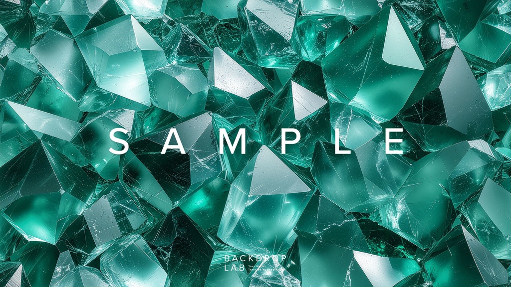 【背景セット】カラークリスタルストーン・コレクション(10枚)