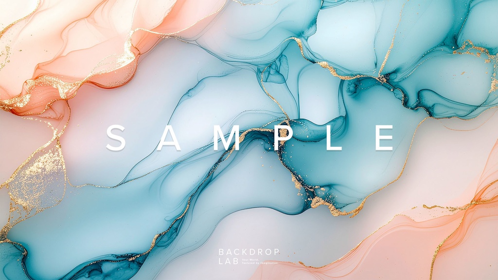 【背景セット】幻想的なパステルアルコールインク背景(15枚)