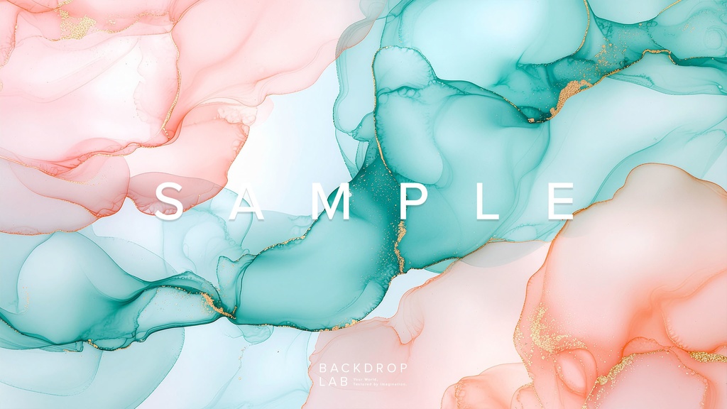 【背景セット】幻想的なパステルアルコールインク背景(15枚)