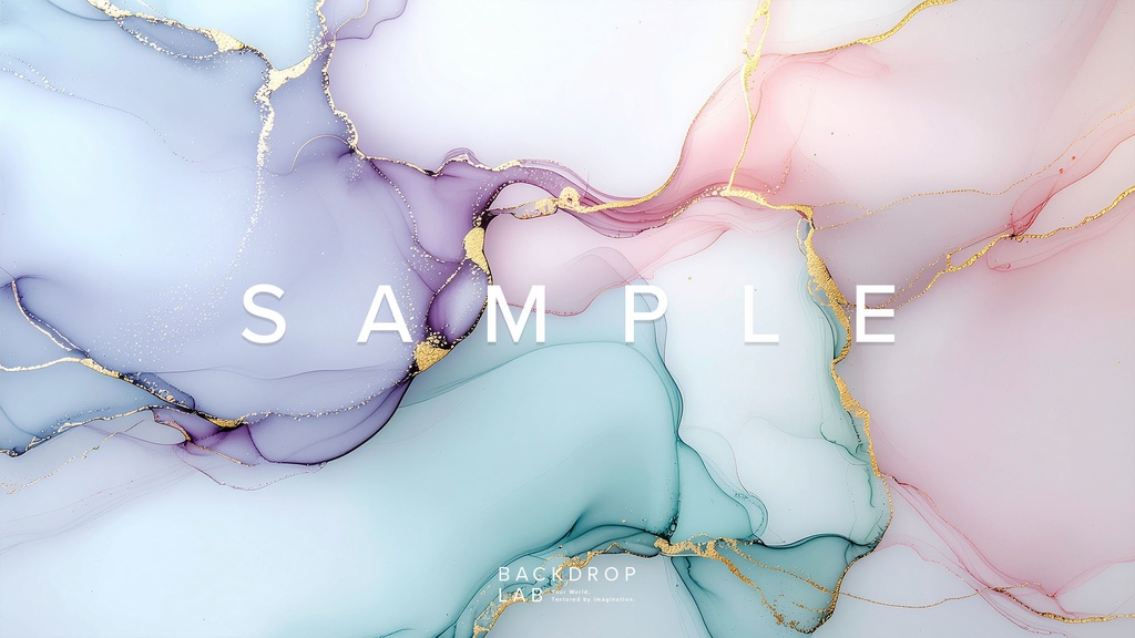 【背景セット】幻想的なパステルアルコールインク背景(15枚)