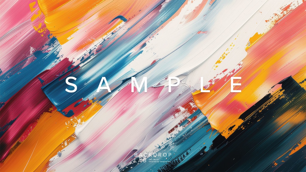【背景セット】躍動感のあるペイントグラフィック(10枚)
