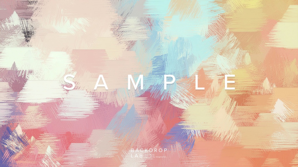 【背景セット】カラフル ブラッシュテクスチャ(15枚)